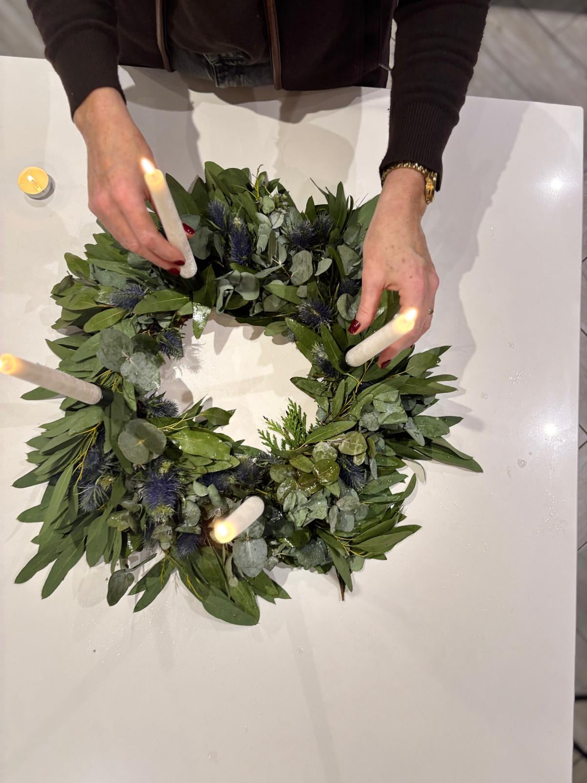 Eucalyptus Festive Wreath with FREE Gift