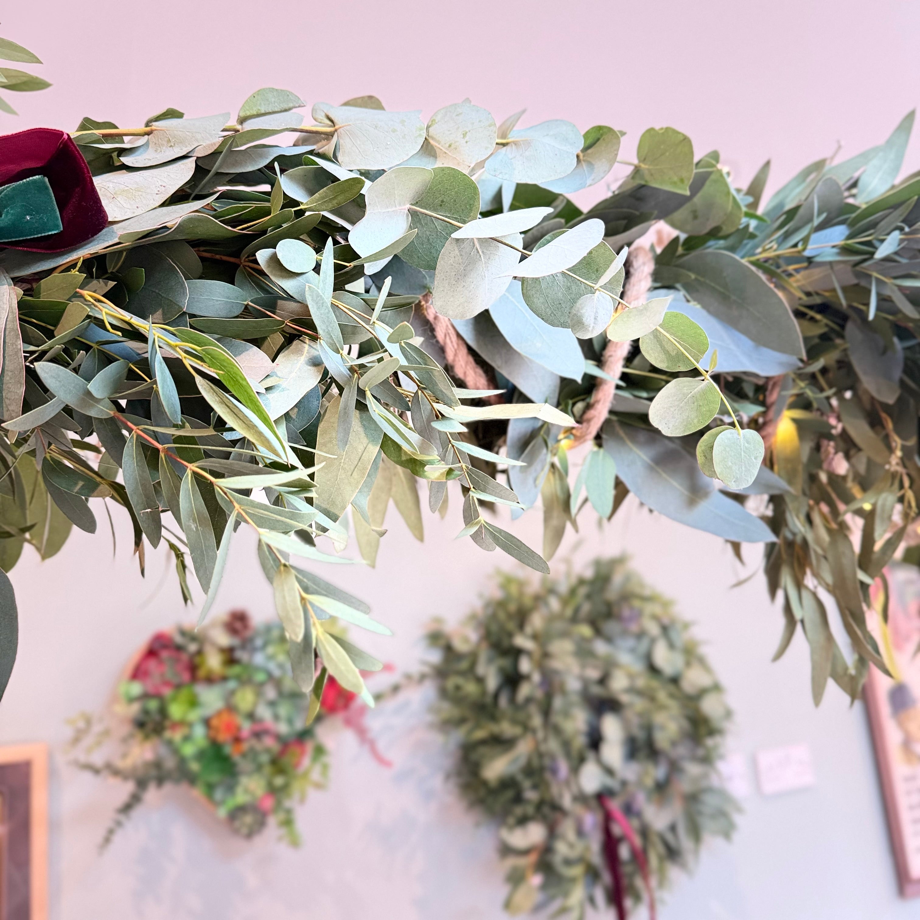 Luxury Fresh Eucalyptus Garland - with FREE Gift